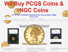 Tablet Screenshot of coinspcgs.com
